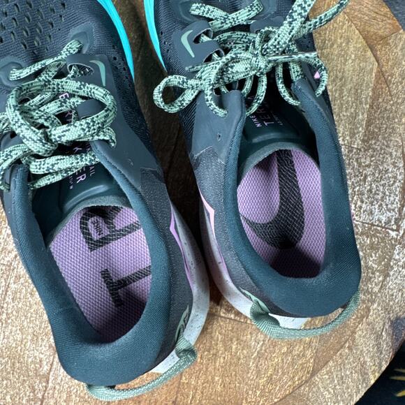Nike Air Zoom Terra Kiger Women's Trail Running Shoes 7.5 Pink Blue Cotton Candy - Picture 6 of 9